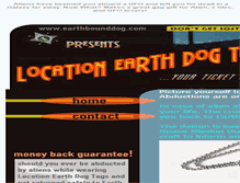 Tablet Screenshot of earthbounddog.com